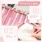 9 Pcs Ballpoint Pens Set Metal Crystal Diamond Glitter Pens for Journaling Black Ink Pretty Cute Things Fancy Stationery Gifts for Women Girls Birthday Home Office Desk(Pink)